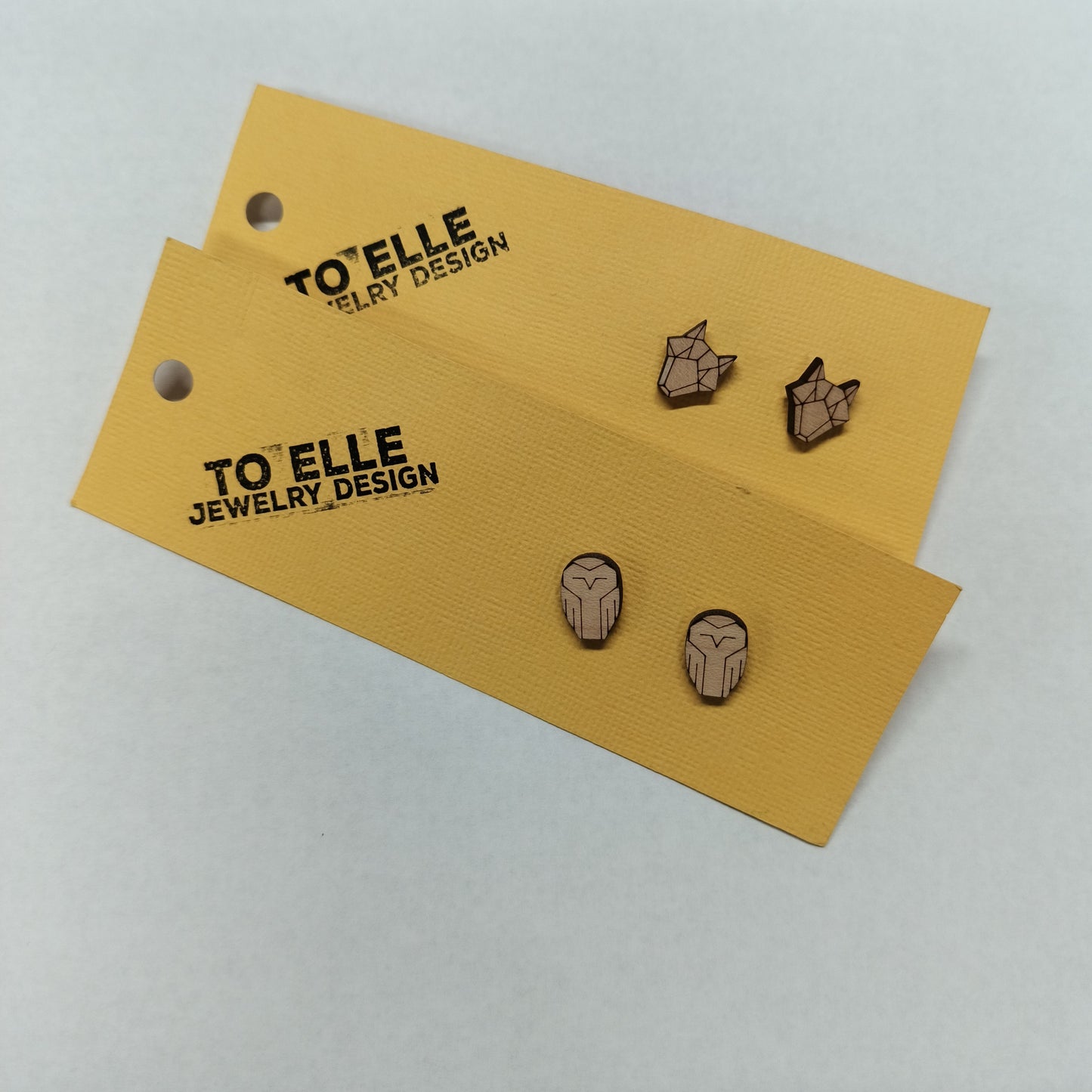 Lori Wooden Stud Earrings