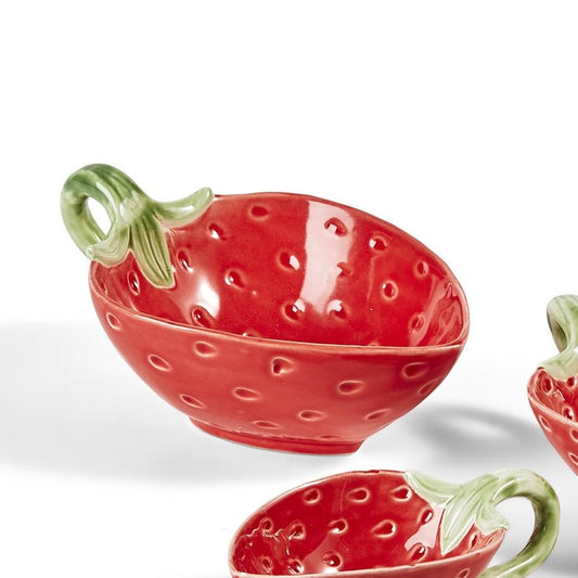 Red Strawberry Bowl - Lg
