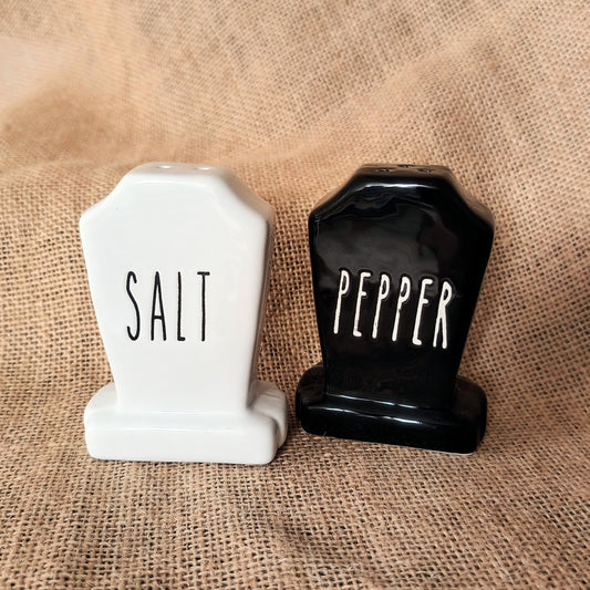 Tombstone Salt & Pepper Set