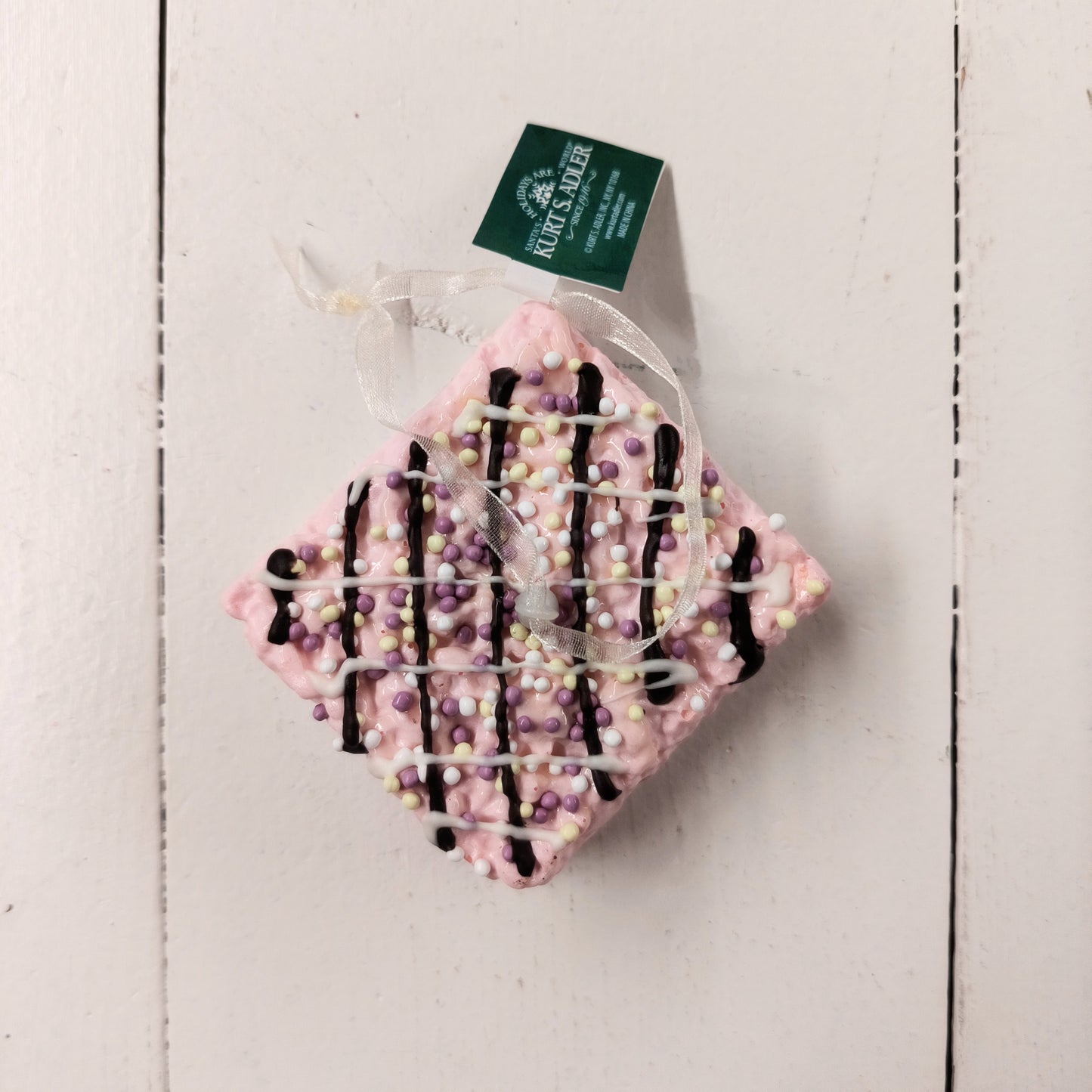 Faux Rice Crispy Ornament