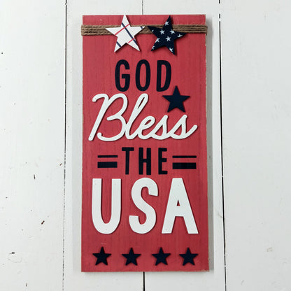 God Bless USA Sign