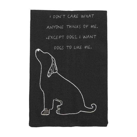 Don't Care Dog Towel