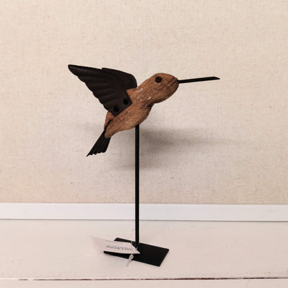 Wood/Iron Hummingbird Decor