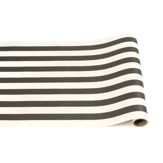 Black Classic Stripe Runner