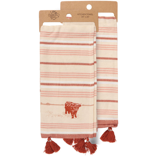 Kitchen Towel - Highland Cow