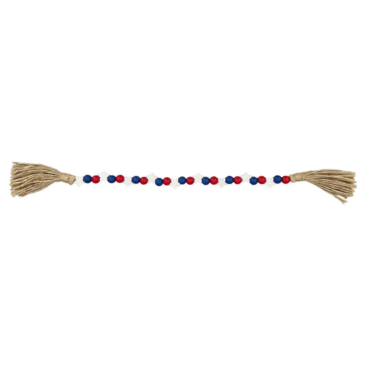 Americana Bead & Star Garland