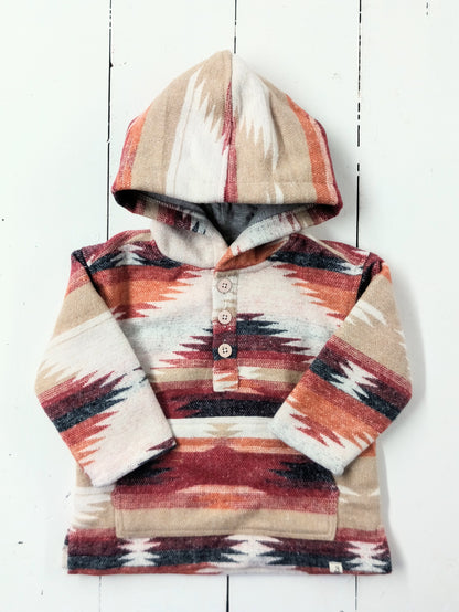 Rancho Jacket - Burgundy Aztec
