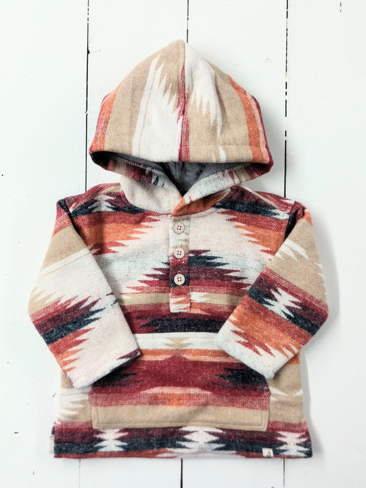 Rancho Jacket - Burgundy Aztec
