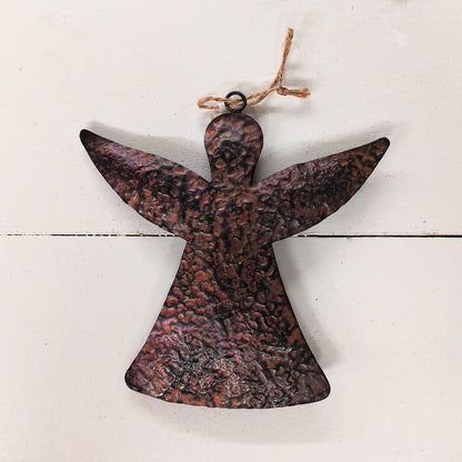 6.5" Metal Angel Ornament