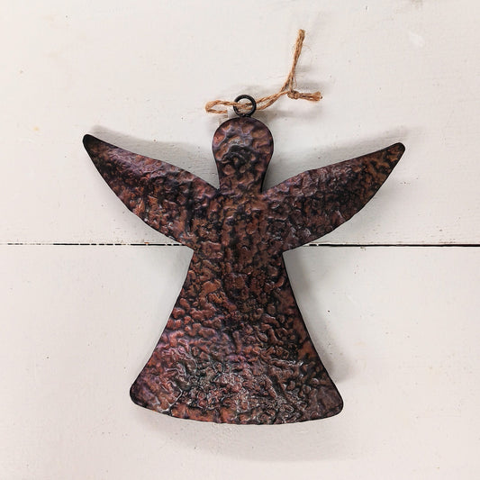 6.5" Metal Angel Ornament
