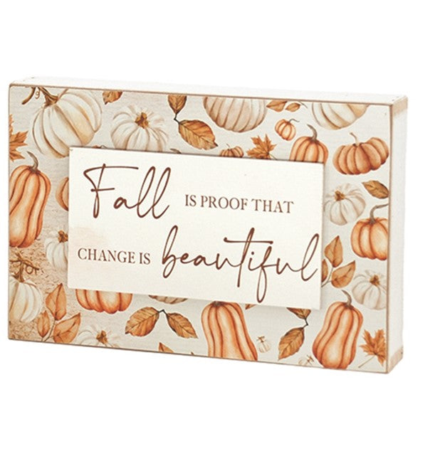 Fall Box Sign