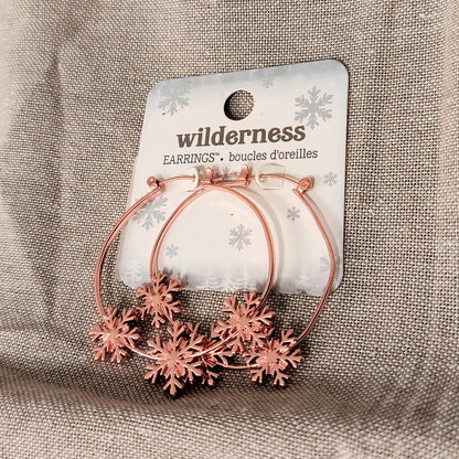 Alloy/Brass Hoop Earrings