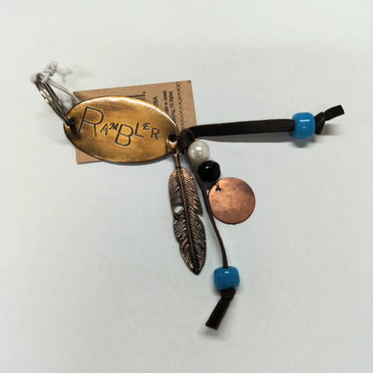 Brass Key Chain w/ Saying