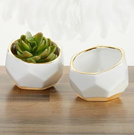 Geometric Ceramic Planter