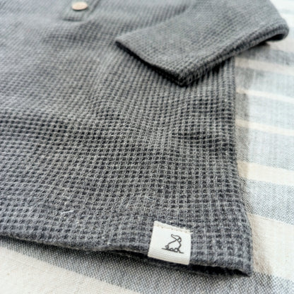 Waffle Shirt - Charcoal