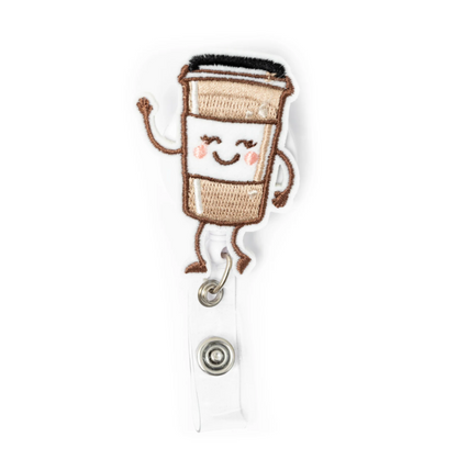 Coffee Cup Badge Holder