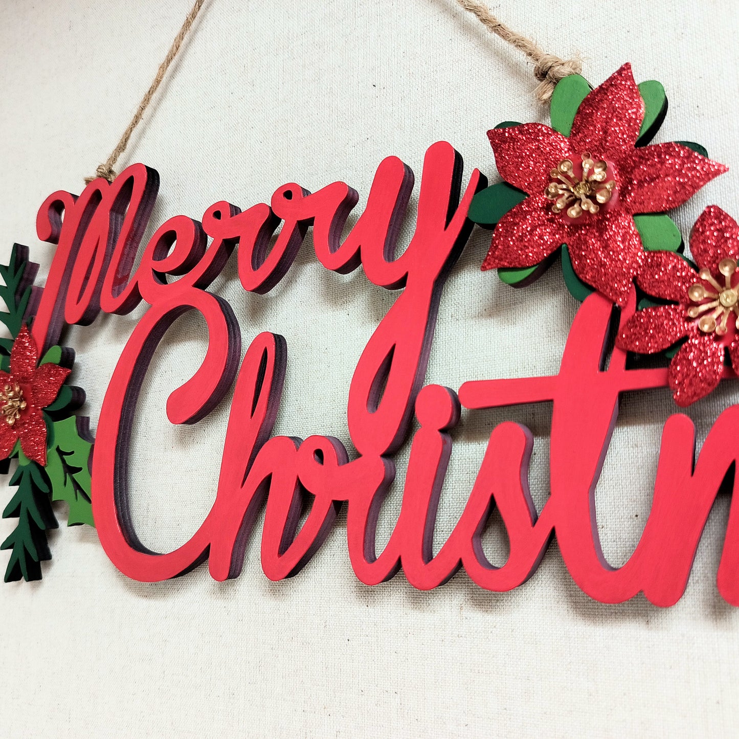 Merry Christmas Wood Wall Decor