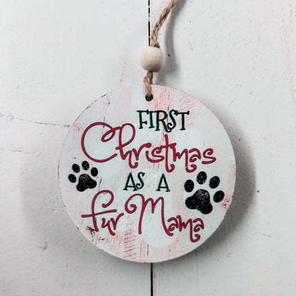 Round Pet Ornament - Assorted