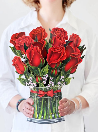 Red Roses Pop-Up Bouquet
