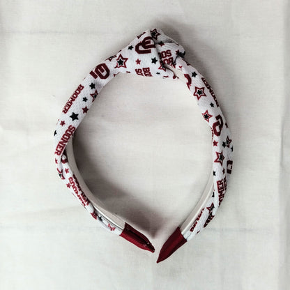 OU or OSU Knotted Headband