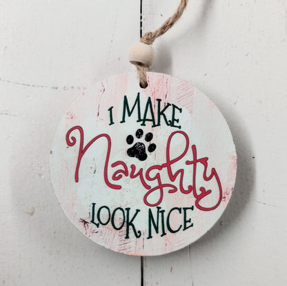 Round Pet Ornament - Assorted