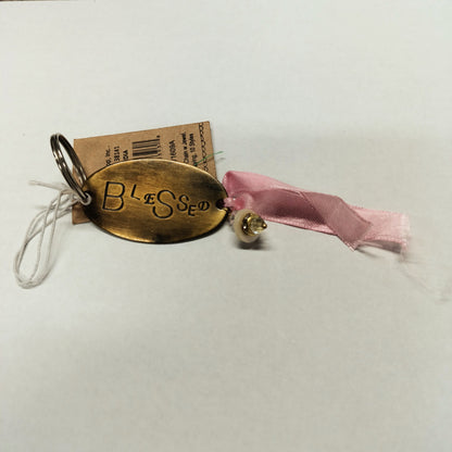 Brass Key Chain w/ Saying