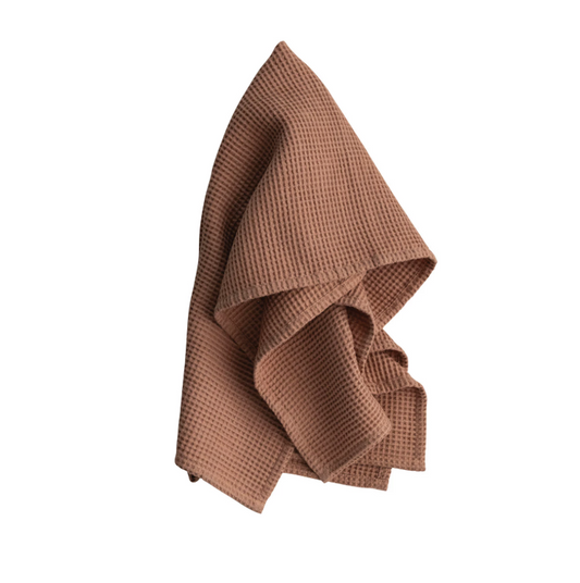 Oversized Linen & Cotton Towel - Terra Cotta