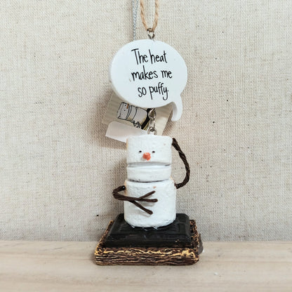 S'mores Snowman Ornament