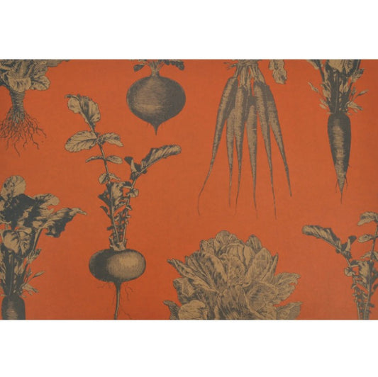 Harvest Vegetables Persimmon Placemat 24pk