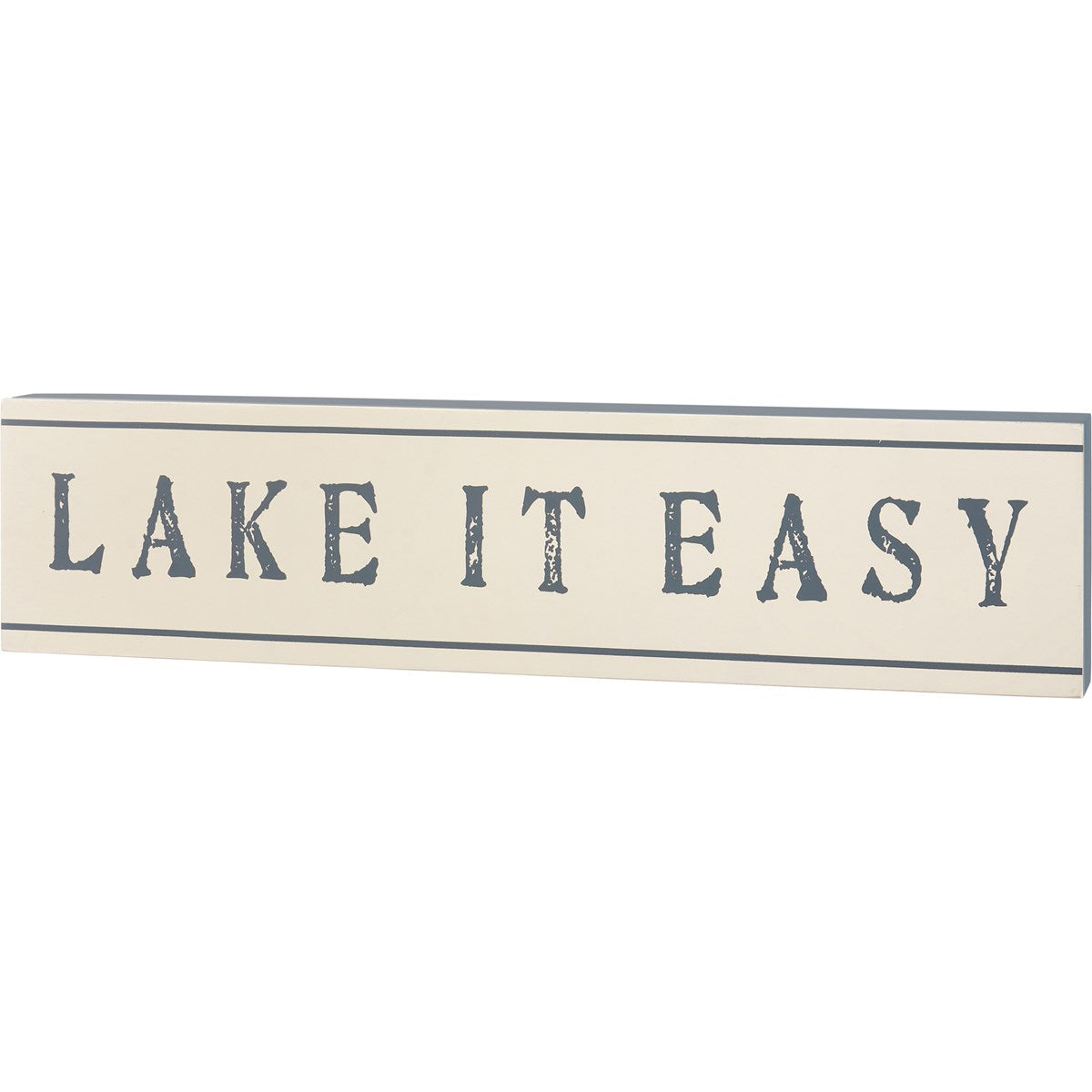 Lake It Easy Box Sign