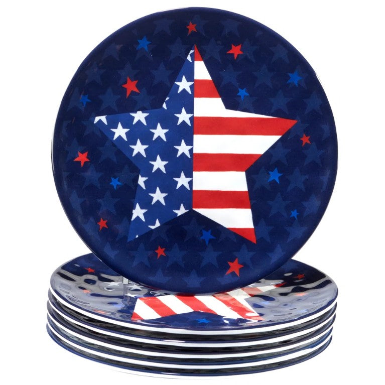 Stars & Stripes Salad Plate