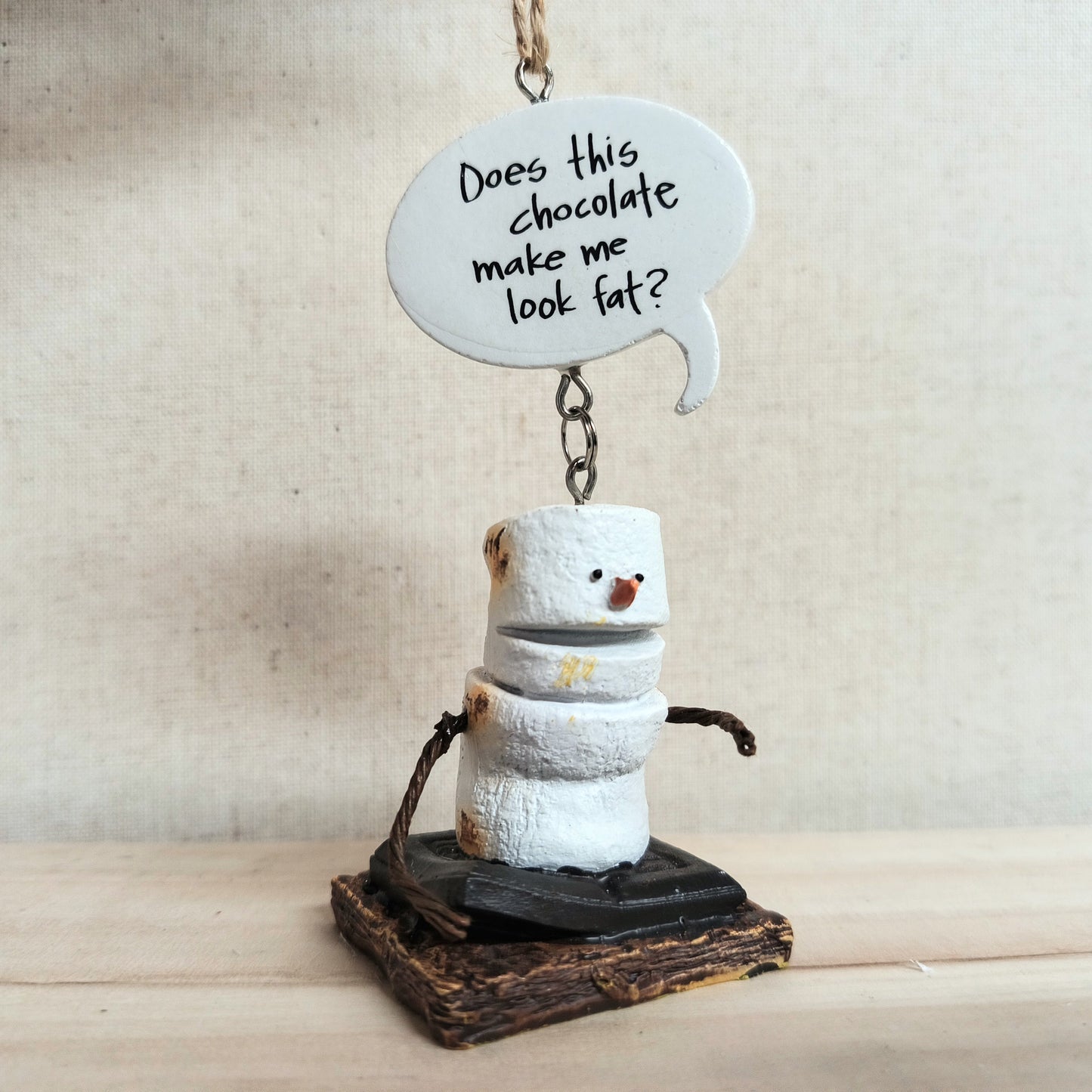 S'mores Snowman Ornament