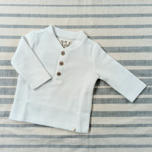 Waffle Shirt - White