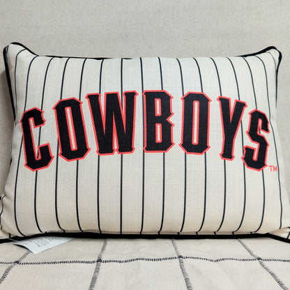 OSU Baseball Pinstripe Pillow