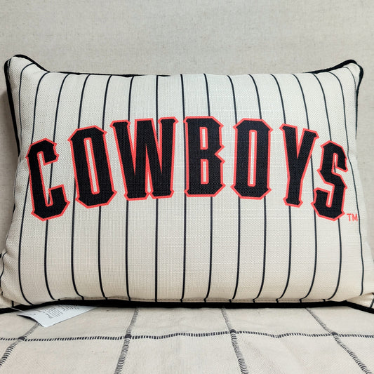 OSU Baseball Pinstripe Pillow