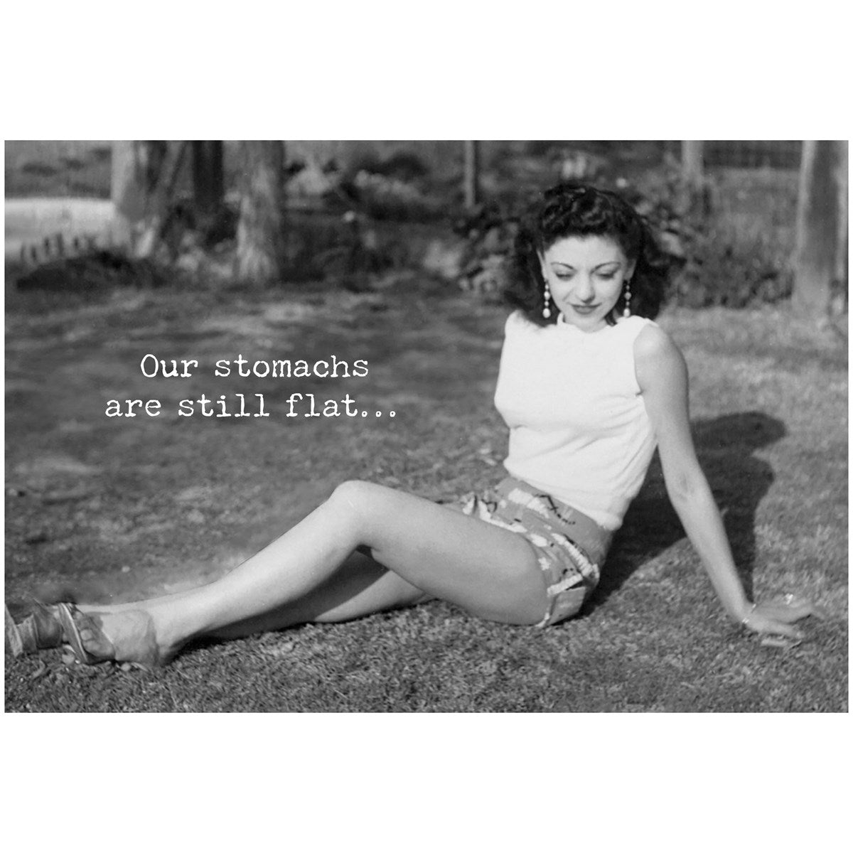 Still Flat Greeting Card