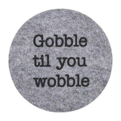 Thanksgiving Felt Coaster - 8 Styles