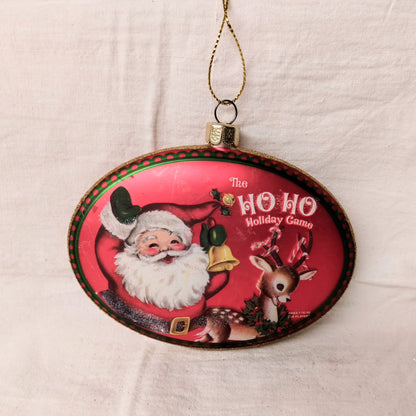 Holiday Games Glass Ornament