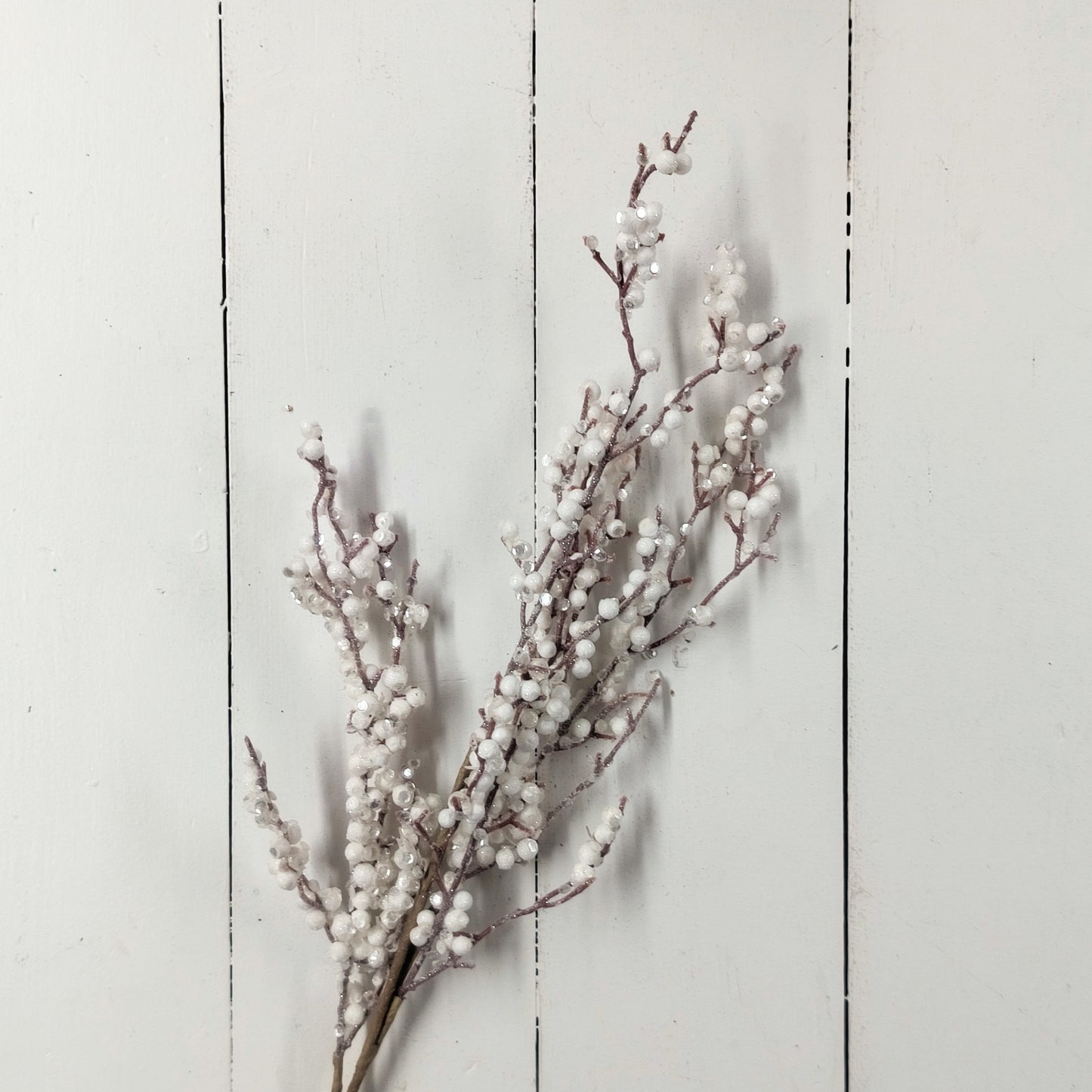 Glittered Berry Spray