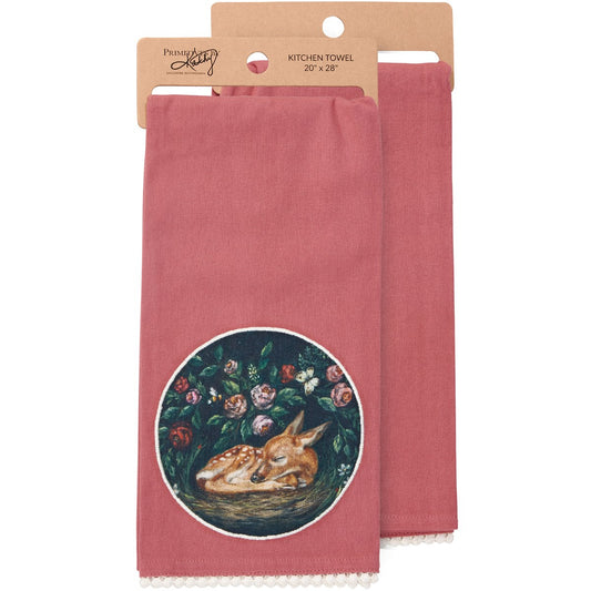 Woodland Fawn Kitchen Towel