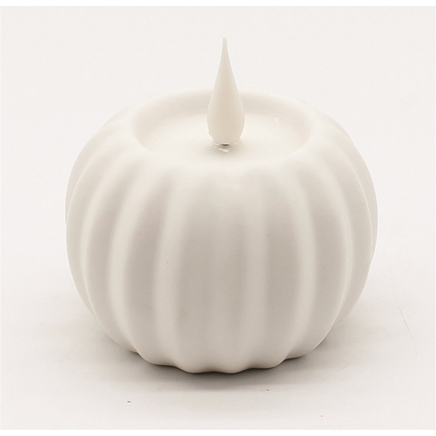 White Pumpkin LED Candle