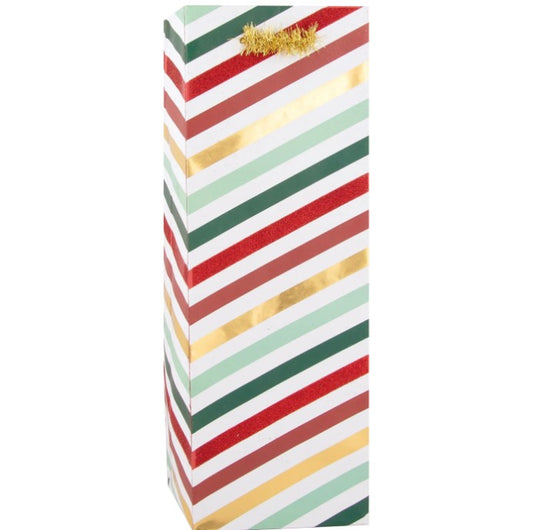 Bottle Bag - Merry Stripes