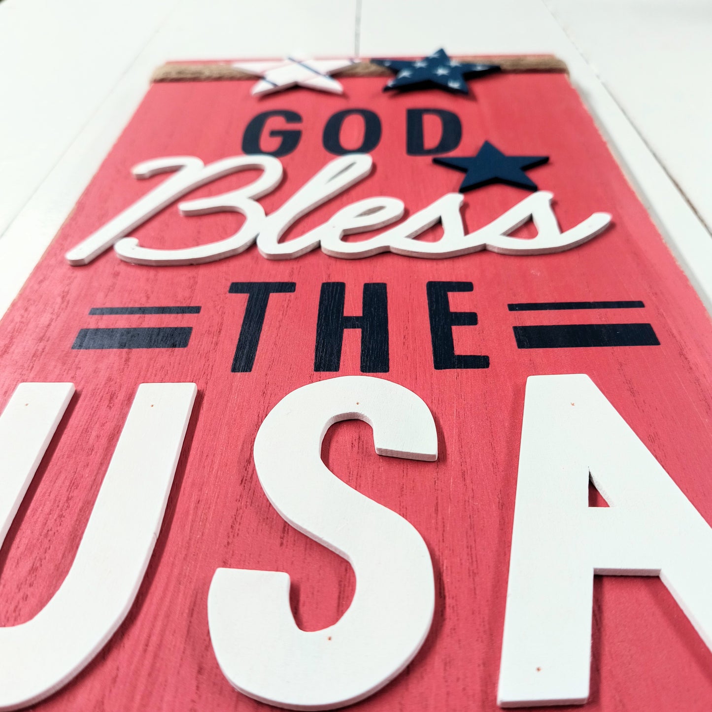God Bless USA Sign
