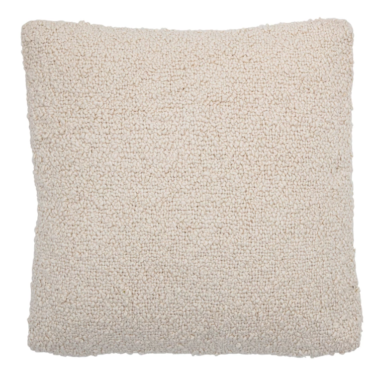 Woven Cotton Boucle Pillow