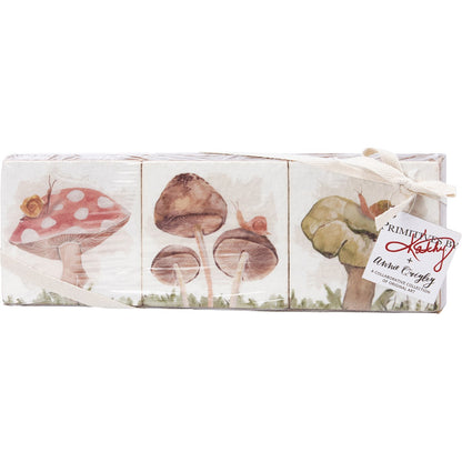 Block Sign Set - Mushrooms