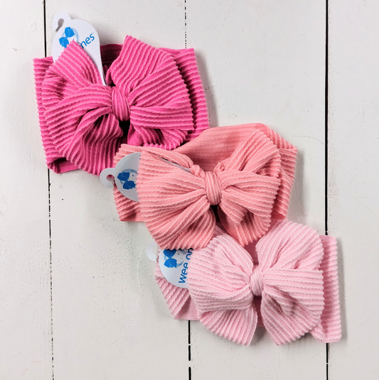 Messy Bow Textured Headwrap