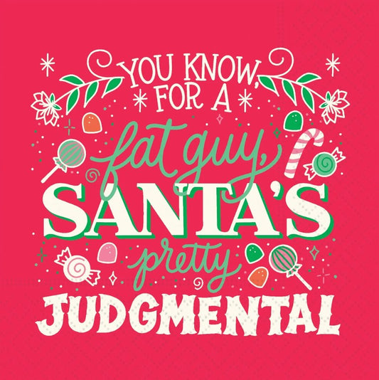 Cocktail Napkins - Santa
