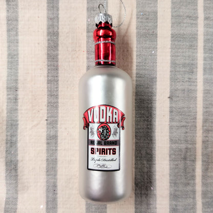 Glass Alcohol Bottle Ornament
