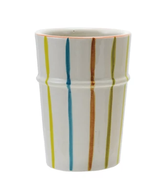 Hand Painted Stoneware Cup