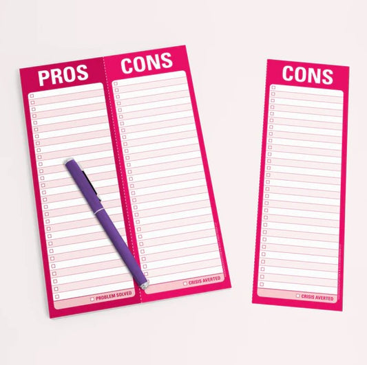 Perforated Notepad: Pros/Cons